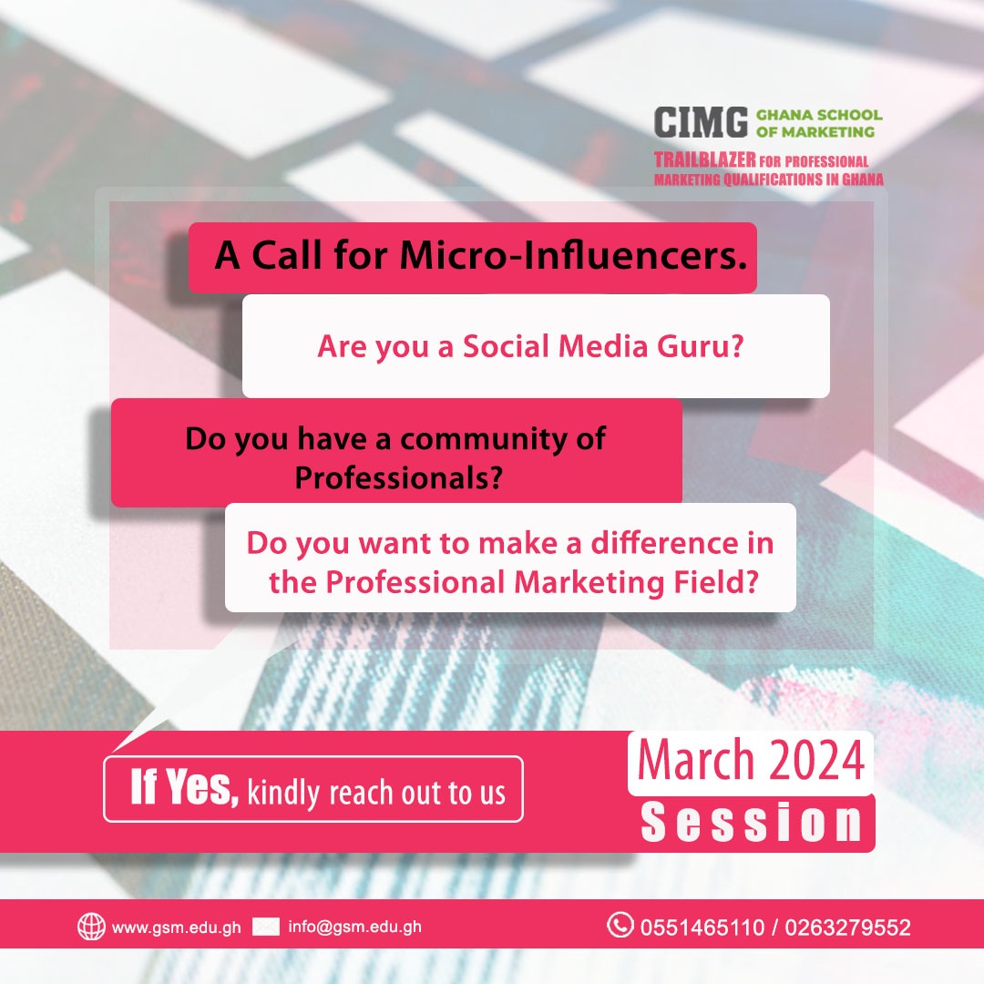 Call for micro influencers